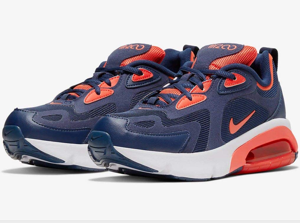 Nike Air Max 200 GS Big Kids Running Shoes - Size 4.5 (At5627-401) | Lightweight Cushioned Sneakers for School, Sports & Everyday Wear