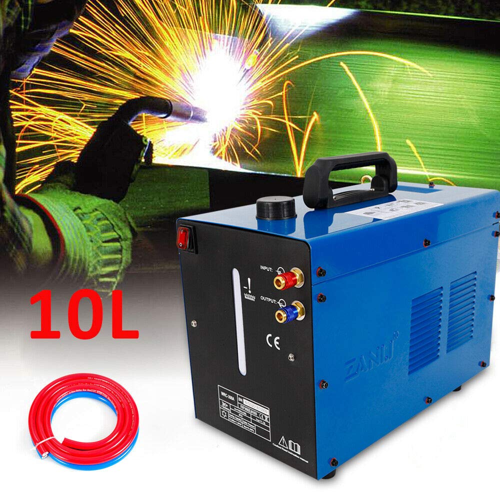 0.35MPA 2.2GAL 110V/60HZ Single Phase TIG Welder Water Cooler with Flow Alarm - Portable Torch Cooling System for Miller Welding Machines - Perfect for DIY, Metal Fabrication & Professional Welding Projects