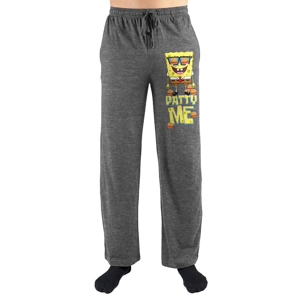 SpongeBob SquarePants 'Patty Me' Sleep Pajama Pants - Soft & Comfortable Cartoon PJs for Kids & Adults - Perfect for Bedtime, Lounging & Sleepovers