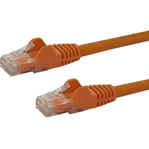2m Orange Gigabit Snagless RJ45 UTP Cat6 Ethernet Patch Cable - High-Speed Internet & Network Cable for Home Office, Gaming, and Server Connections