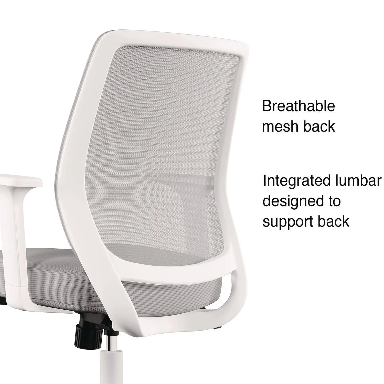 Alera Wessex Ergonomic Fabric Mesh Swivel Task Chair - Adjustable Height (17.09