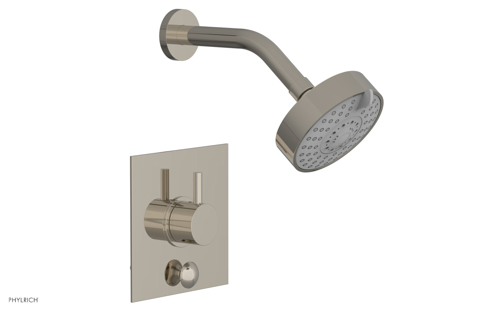 BASIC II Pressure Balance Shower and Diverter Set (No Spout) 4 195 - Perfect for Bathroom Renovation & Modern Home Upgrade