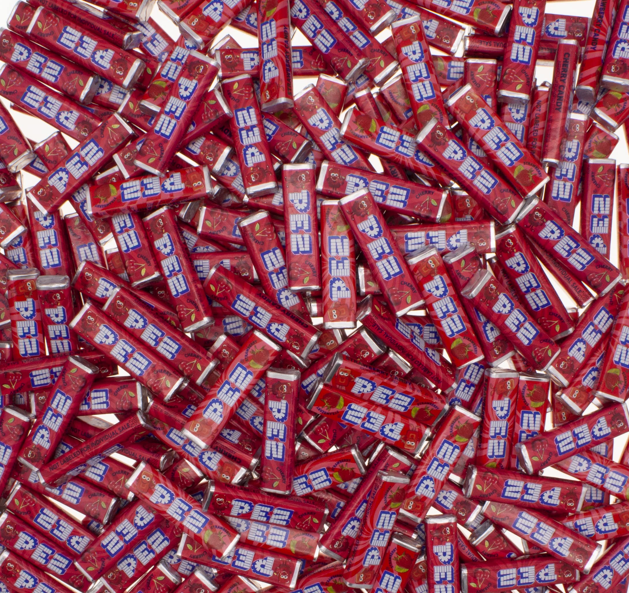 PEZ Cherry Flavored Candy Refills - 2 Pounds Bulk Pack (Individually Wrapped) | XL Hard Pressed Candy for Dispensers | Perfect for Parties, Halloween Treats & Office Snacks