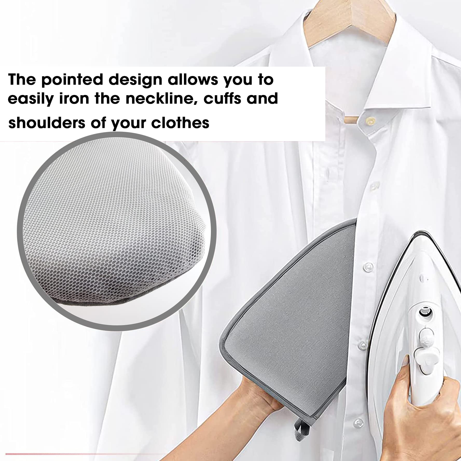 Bimkole 2 Pack Heat Resistant Ironing Gloves for Steam Clothing, Thin Multifunctional Protective Gloves for Ironing, Steaming, Oven & Kitchen Use