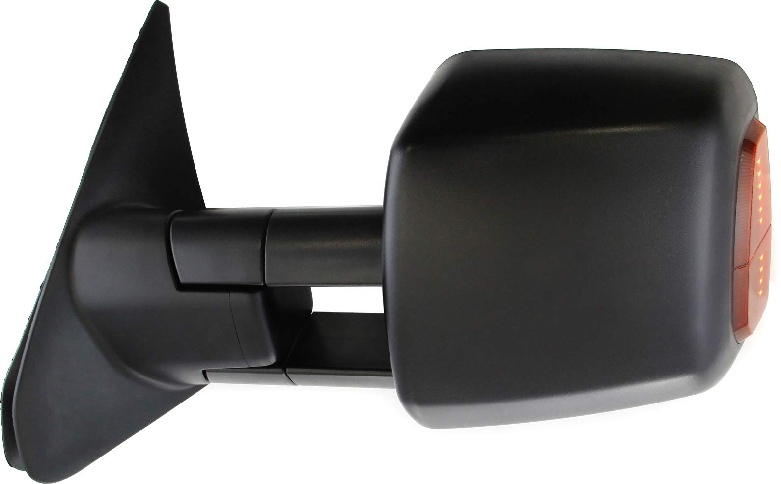 2007-2021 Toyota Tundra Power Heated Towing Mirrors - Driver & Passenger Side with Signal Light | Kool Vue Textured Standard Cab Replacement Mirrors | Enhanced Visibility for Winter Towing & Off-Road Adventures
