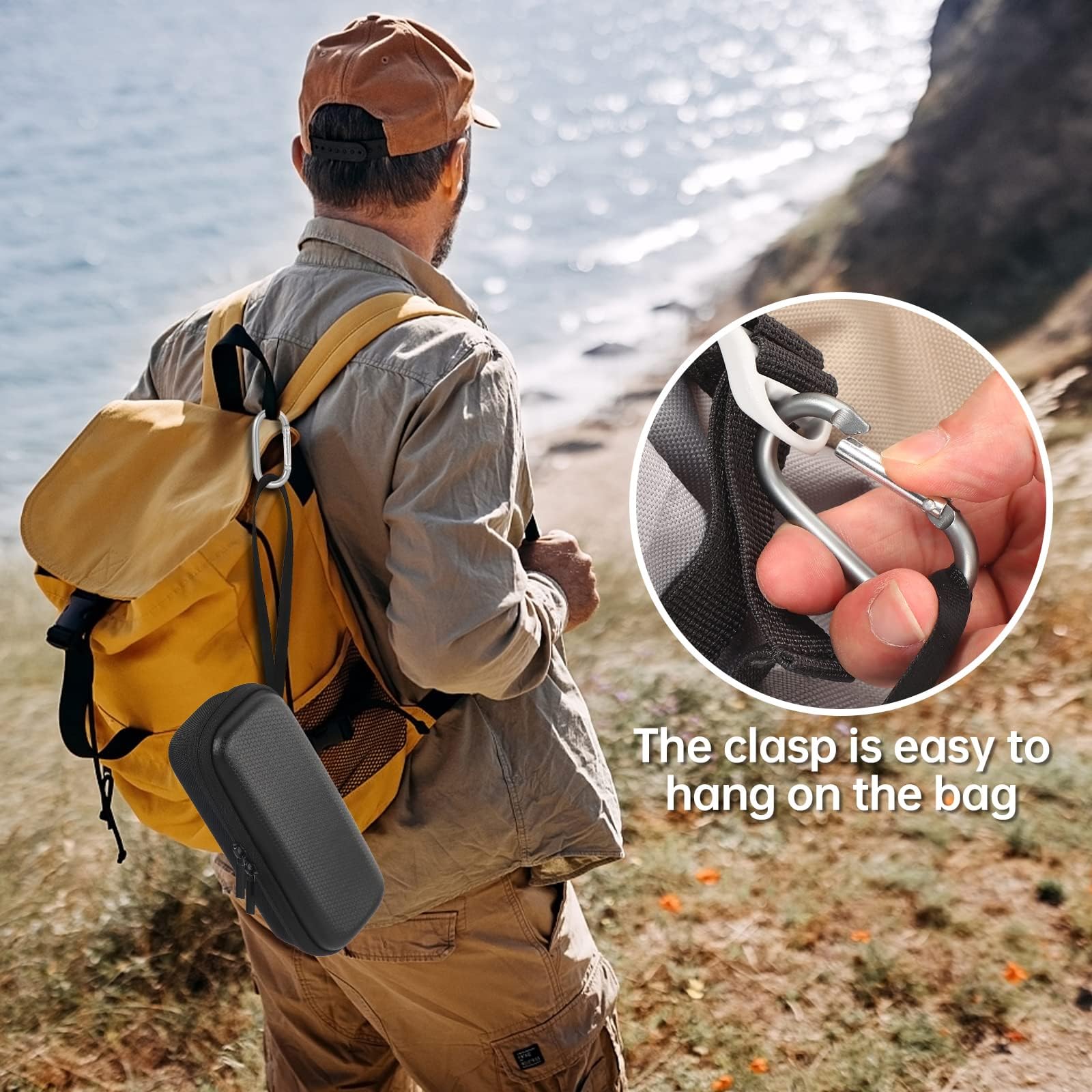 Portable Air Pump Storage Bag - Durable Carrying Case for 120 PSI Tire Inflator & Air Compressor | Perfect for Travel, Camping, and Emergency Roadside Use