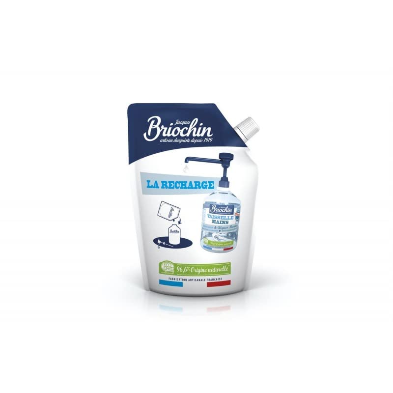 EcoCert Certified Dish and Hand Soap Refill Pack - 3 x 500ml | Biodegradable & Eco-Friendly | Perfect for Kitchen, Bathroom & Sustainable Living