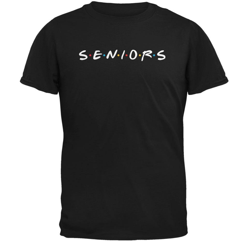 Old Glory Graduation Seniors Parody T-Shirt for Men - Patriotic American Flag Design - Black Cotton Tee for College Graduation Parties & Alumni Events