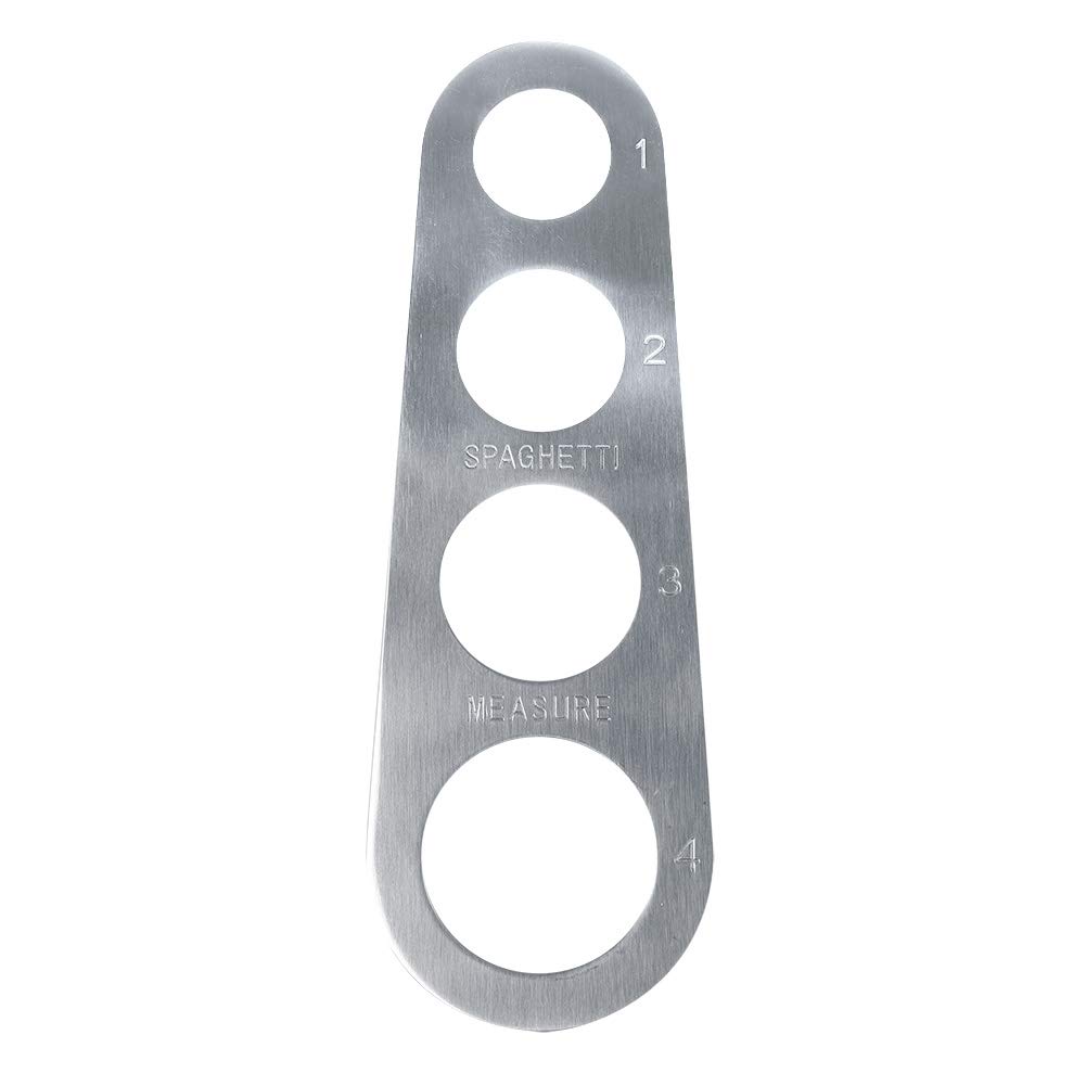 Premium Stainless Steel Pasta Measuring Tool - Corrosion Resistant, Durable Spaghetti Ruler with Hanging Loop | Perfect for Kitchen & Home Cooking, Meal Prep, and Italian Cuisine Lovers