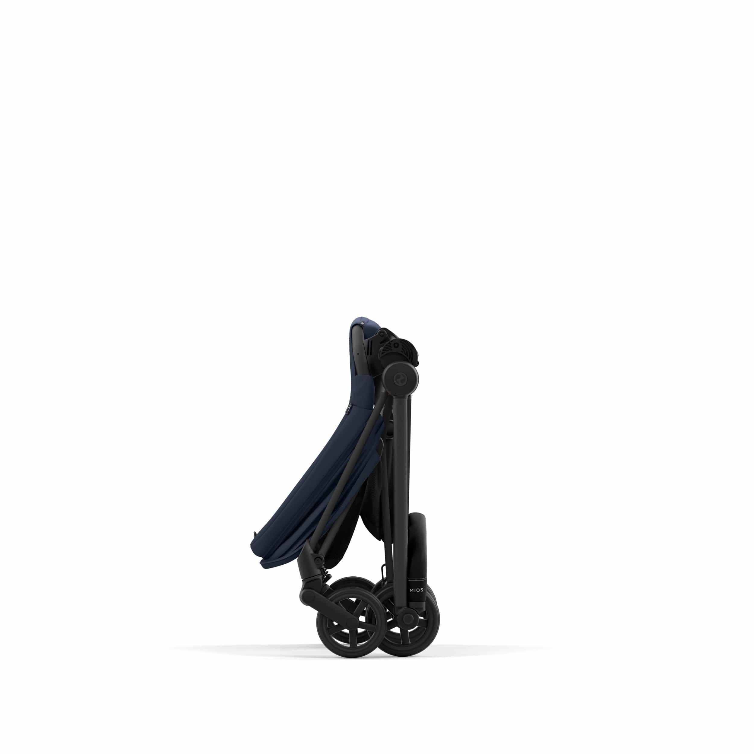 Cybex Mios 3 Complete Stroller - Lightweight Travel Stroller with Reversible Seat & UV Protection in Matte Black/Black | Perfect for City Walks, Travel & Everyday Use