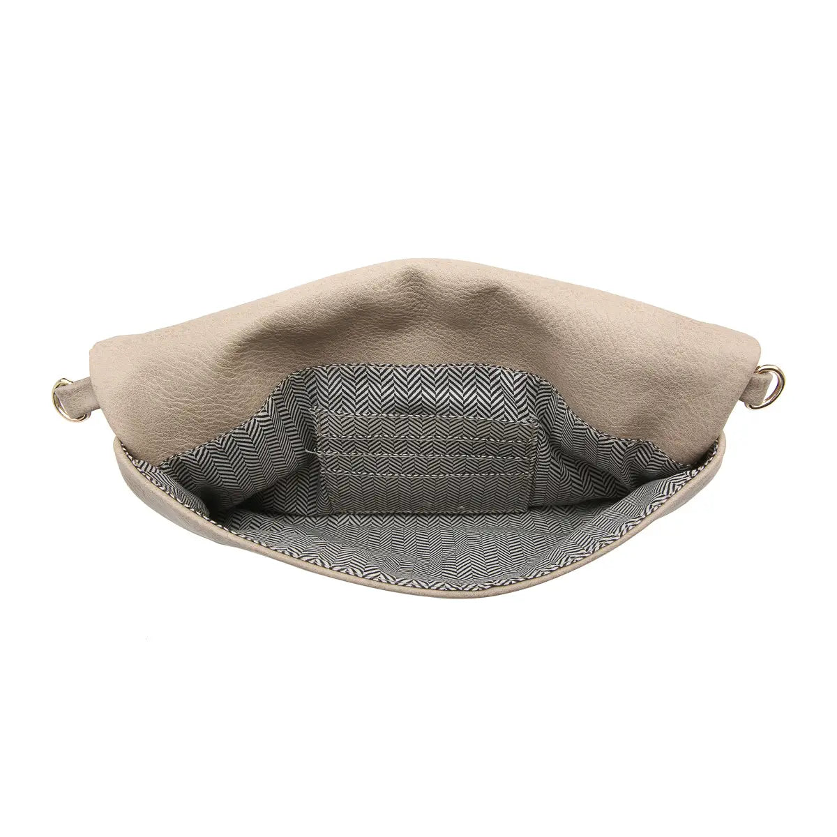 Austin Flapover Tassel Vegan Leather Crossover Clutch Purse - Elegant Women's Handbag for Evening Parties, Date Nights & Special Occasions