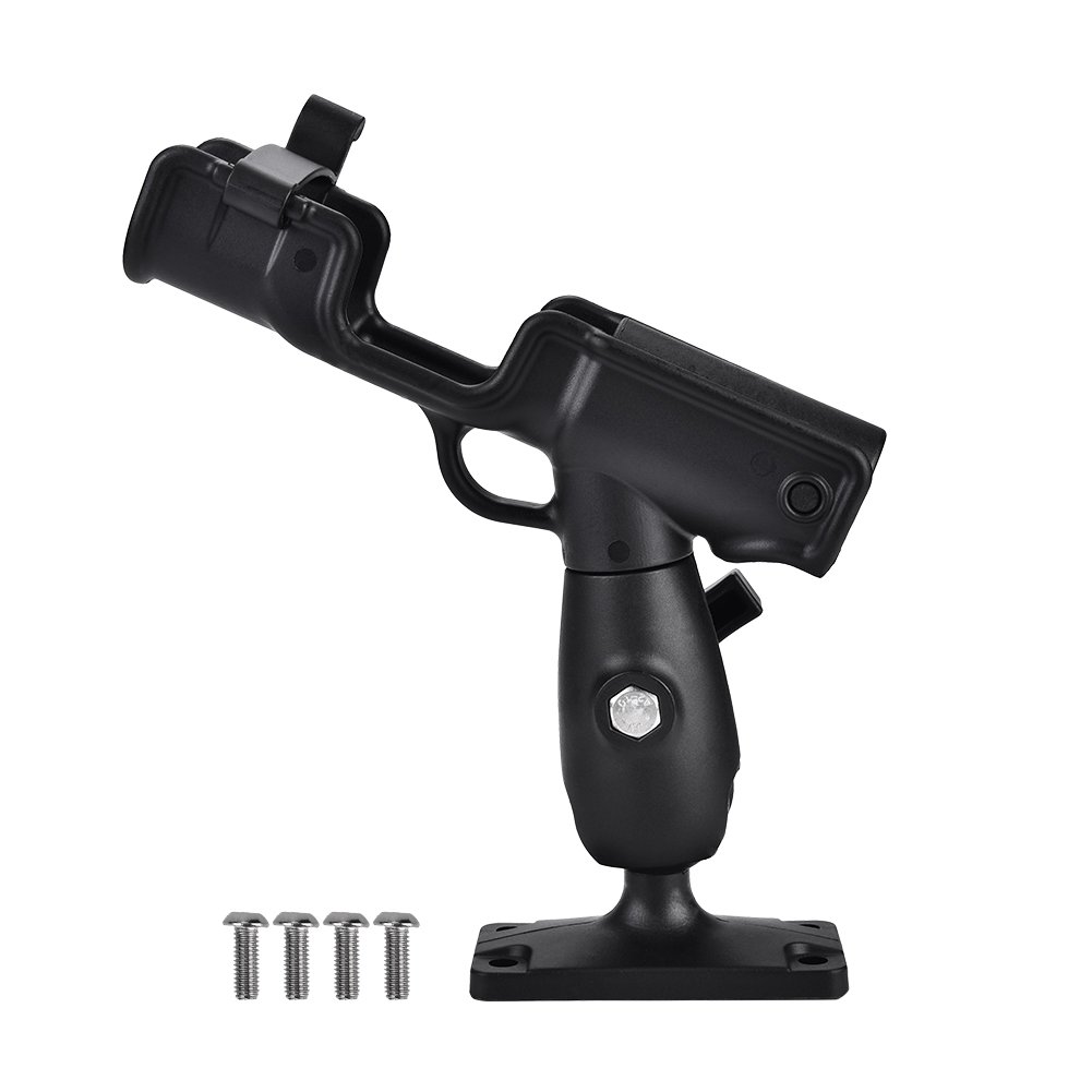 Kayak Fishing Rod Holder - Adjustable & Secure Kayak Rod Mount for Anglers - Perfect for Freshwater & Saltwater Fishing Adventures