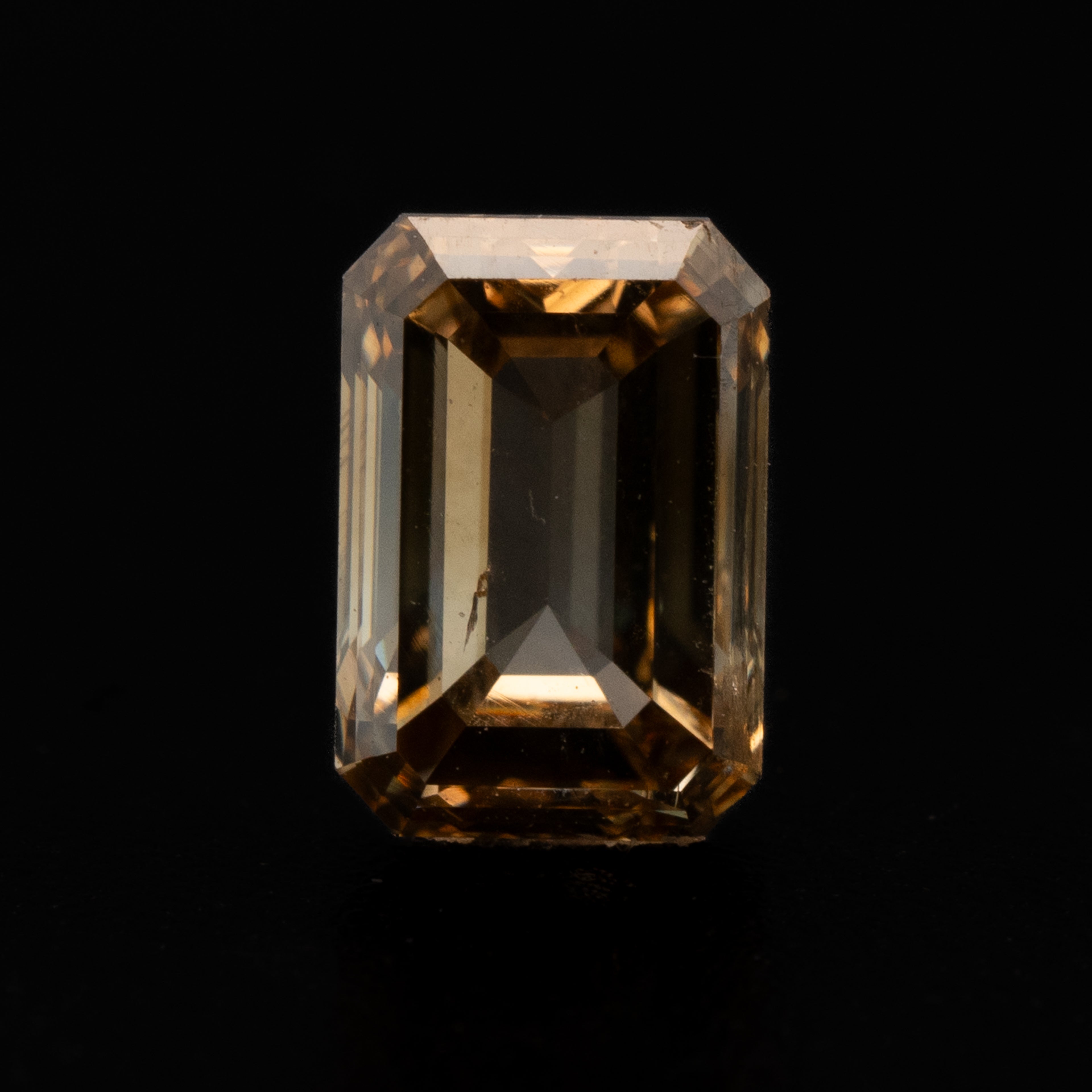 0.96ct Champagne Emerald Cut Diamond Ring | GIA Certified | Vintage Style | Perfect for Engagement & Anniversary Gifts