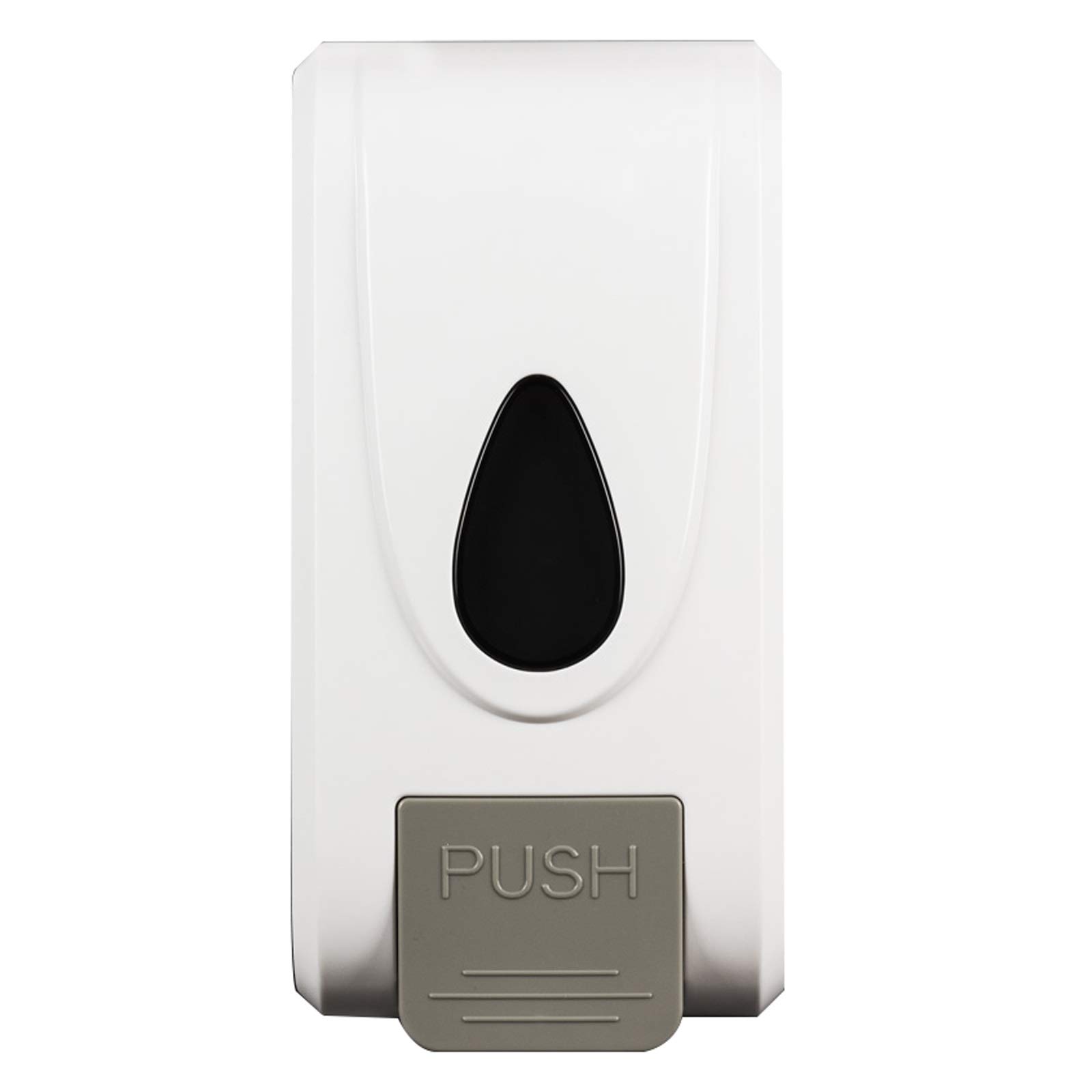 Wall-Mounted Manual Soap Dispenser - 1000ml Refillable for Gel & Liquid Soap - Ideal for Public Restrooms, Bathrooms & Kitchens - Touchless Hand Sanitizer Dispenser for Hygiene & Convenience