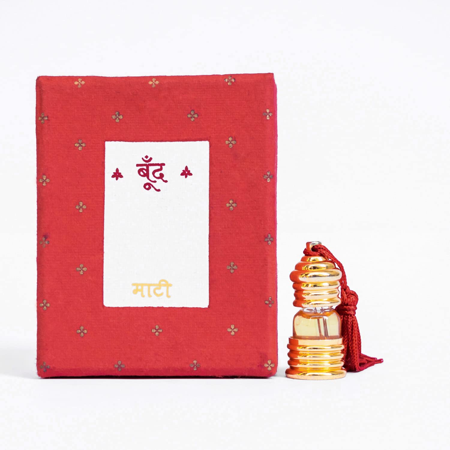 Boond Fragrances Maati & Khusa Gift Set - 2 x 6ml Organic Unisex Perfumes (Petrichor & Vetiver Scents) | GI Certified | Earthy Aromas for Home, Office & Meditation | Natural Fragrance Gift Box