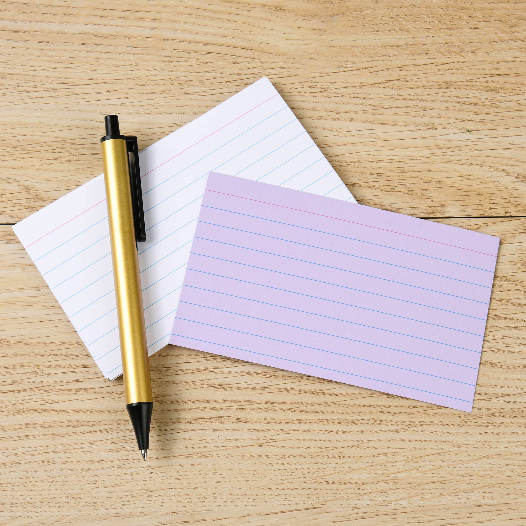 3x5 Index Cards - 210-Piece Ruled Colored Flash Cards for Studying, Note Taking & Organization | Perfect for School, Office & Study Sessions | Durable Note Cards for Students & Professionals