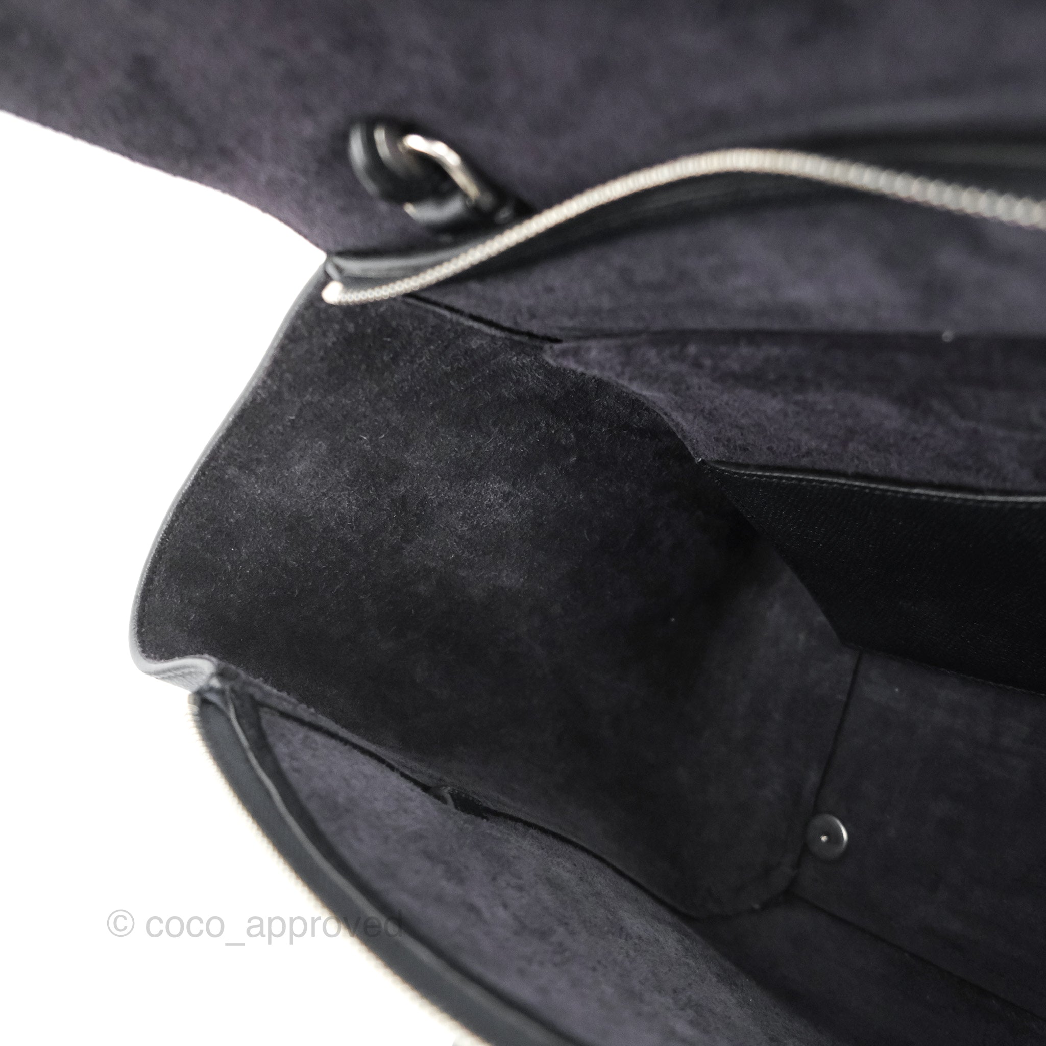 Celine Mini Belt Bag in Dark Navy Grained Calfskin with Silver Hardware - Stylish Crossbody Purse for Women, Perfect for Work, Travel & Everyday Use