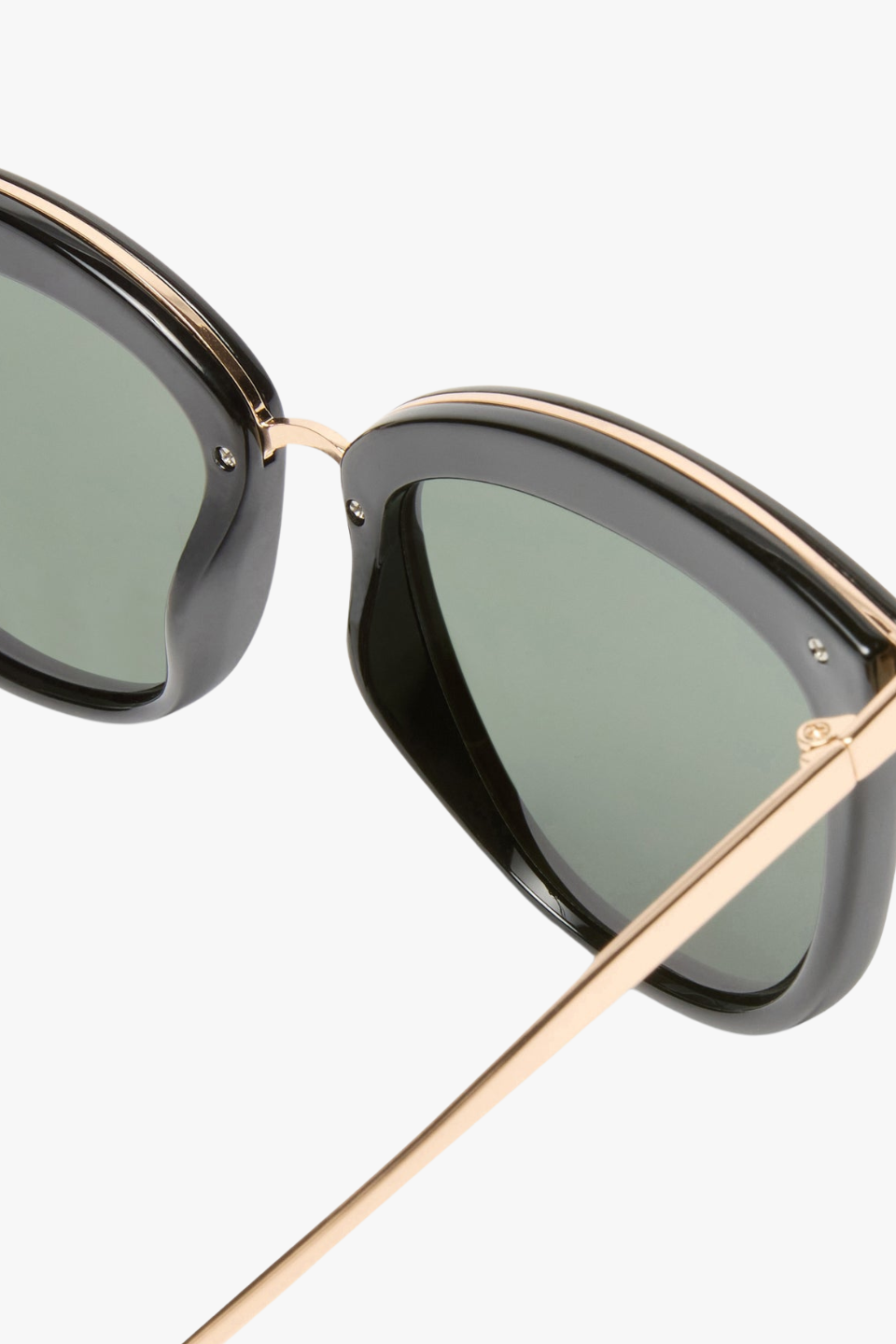 Caliente Black Gold Arms Khaki Lens Sunglasses for Men & Women - UV Protection Polarized Aviator Sunglasses for Driving, Outdoor & Fashion