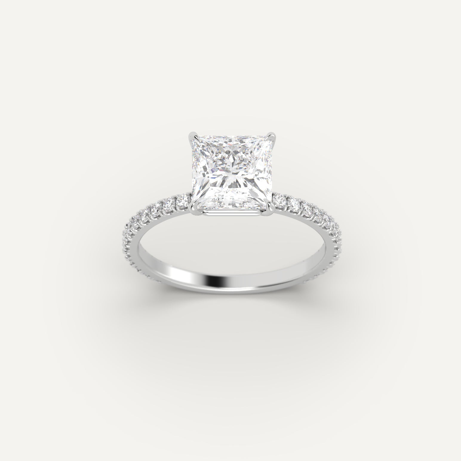 2 Carat Princess Cut Diamond Engagement Ring for Women - Perfect for Proposals, Weddings & Anniversaries