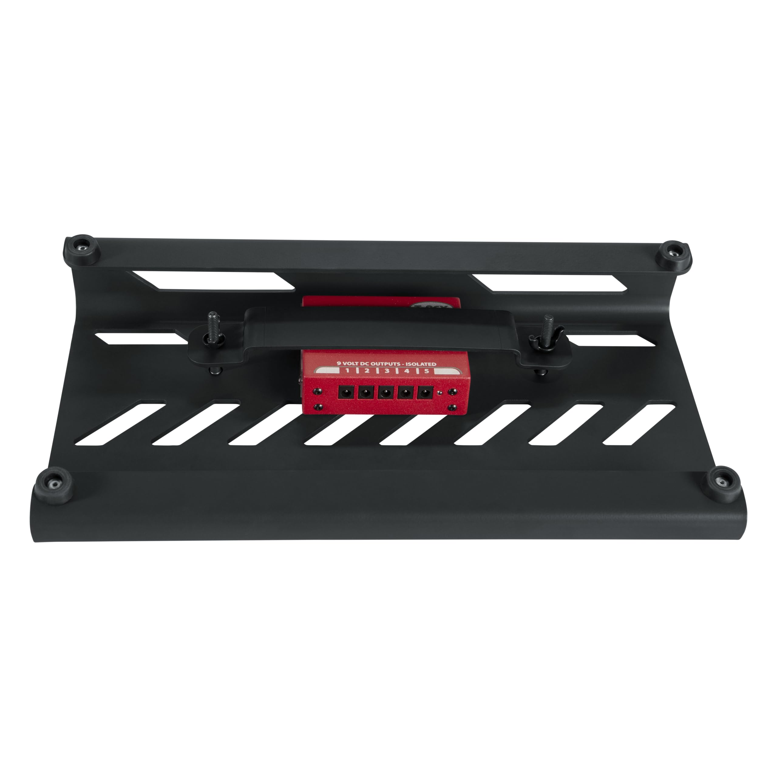 Gator Small Pedalboard with Carrying Bag - 15.75 x 7 Inches Black | Compact Guitar Effects Pedal Board for Musicians & Performers | Perfect for Live Gigs, Studio Recording & Travel