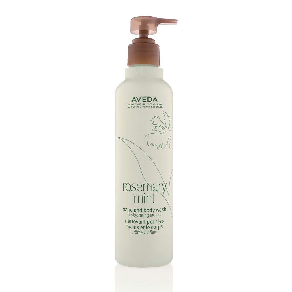 Aveda Rosemary Mint Hand and Body Wash - Moisturizing & Refreshing Shower Gel for Dry Skin - Perfect for Spa, Bath & Daily Shower Routine
