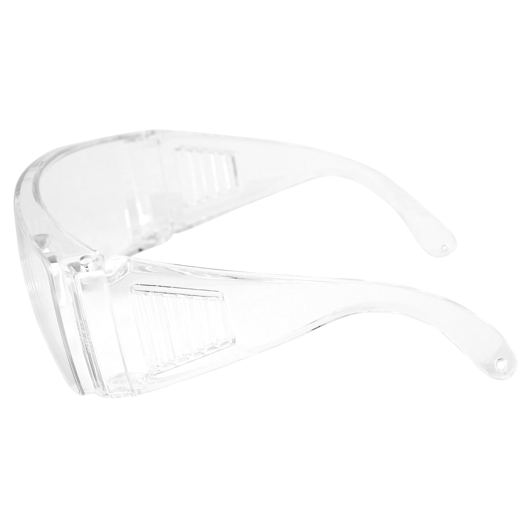 100 Pack MotoFrames Safety Glasses with Clear Lens & Side Shields - ANSI Z87.1 Certified, Anti-Fog, Scratch Resistant - Perfect for Construction, Woodworking, Lab Work & Outdoor Activities (Fits Over Prescription Glasses)