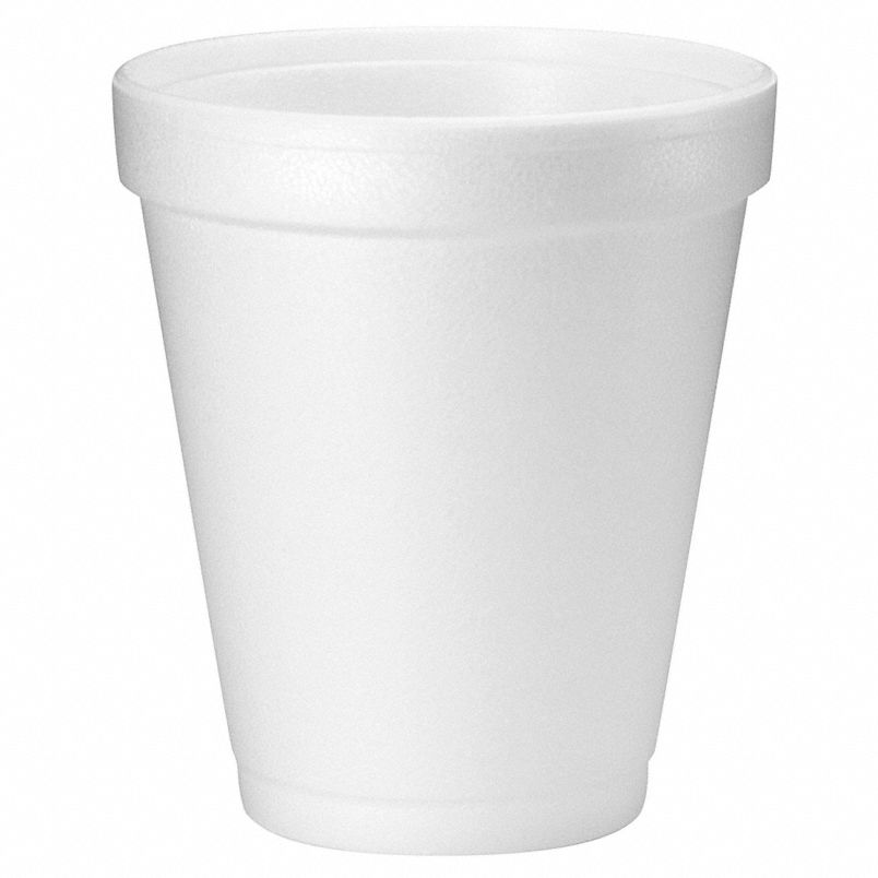 8oz Foam Cups for Hot & Cold Beverages - 1000 Pack (Ideal for Coffee, Tea, Parties, and Office Use)