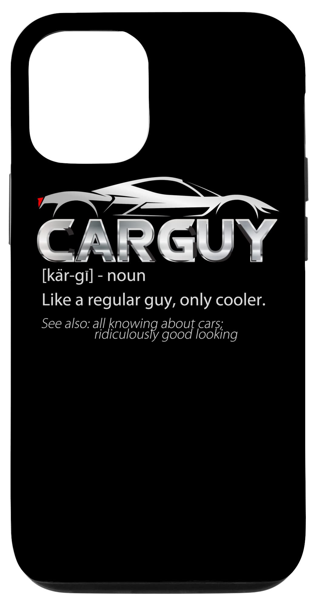 iPhone 12/12 Pro Case for Car Enthusiasts - Durable Protective Cover for Sports Cars, Racing Fans & Mechanics - Perfect Gift for Father's Day | Ideal for Daily Use, Work & Car Shows
