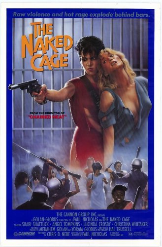 The Naked Cage Movie Poster (27x40 Inches - 69x102cm) - 1986 Cult Classic Film Wall Art - Perfect for Home Theater, Man Cave & Movie Memorabilia Collections