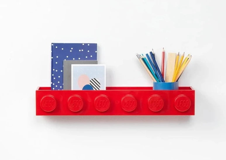 LEGO Book Rack - Sturdy and Colorful Book Organizer for Kids and Adults - Perfect for Home, Office, and Classroom Organization