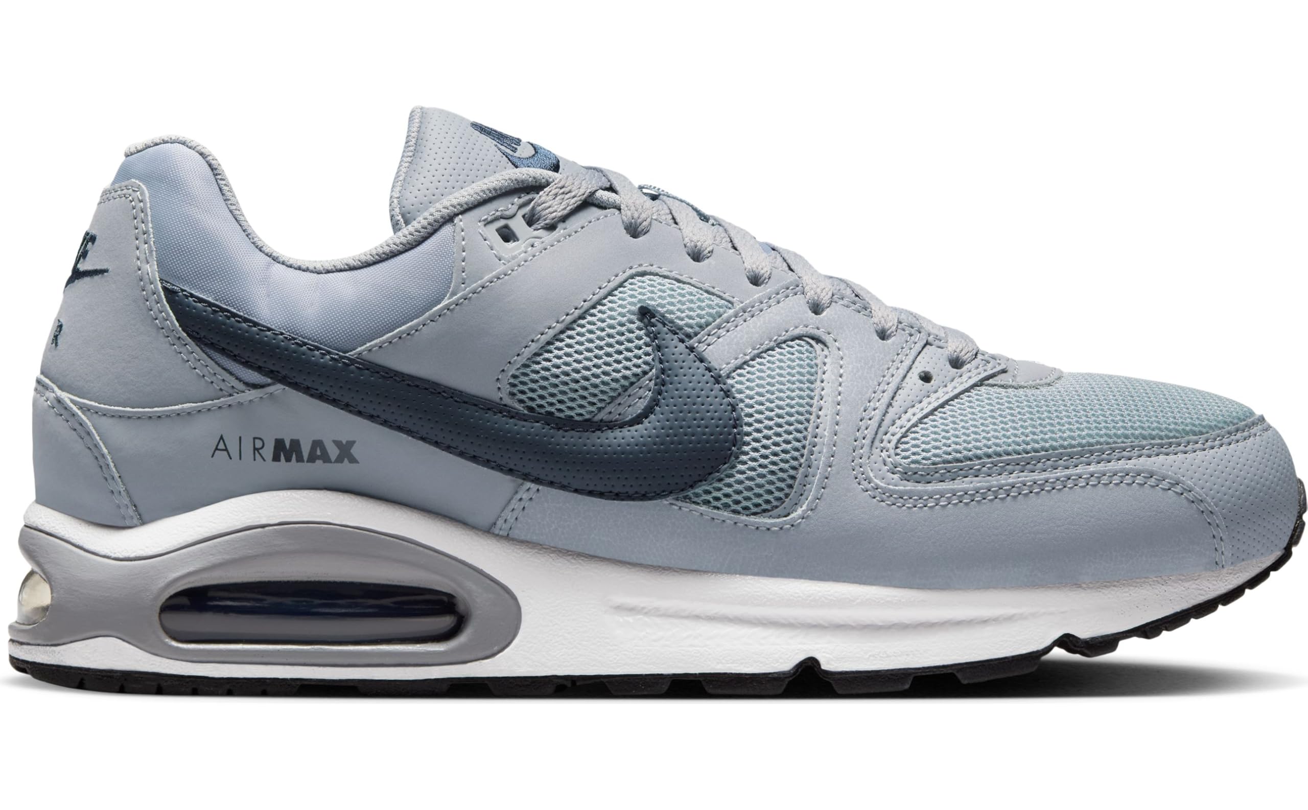 Nike Men's Low-Top Trainers - Grey Stealth Dark Obsidian White Black - Size 41 | Lightweight Running Shoes for Gym, Workout & Casual Wear
