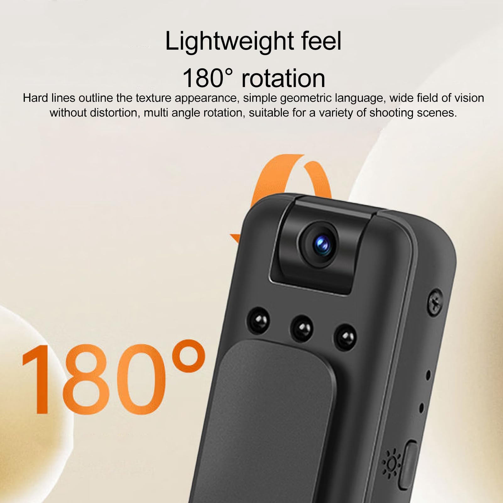 ZAICOLER 1080P HD Body Camera with Wide Angle Lens & Autofocus - Wearable Mini Cam for Police, Security, Meeting Recording & Evidence Collection