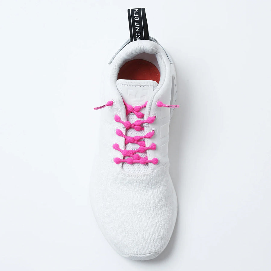 Reflective No-Tie Shoelaces - Elastic Slip-On Laces for Running, Walking & Sports - Stay Secure & Comfortable All Day