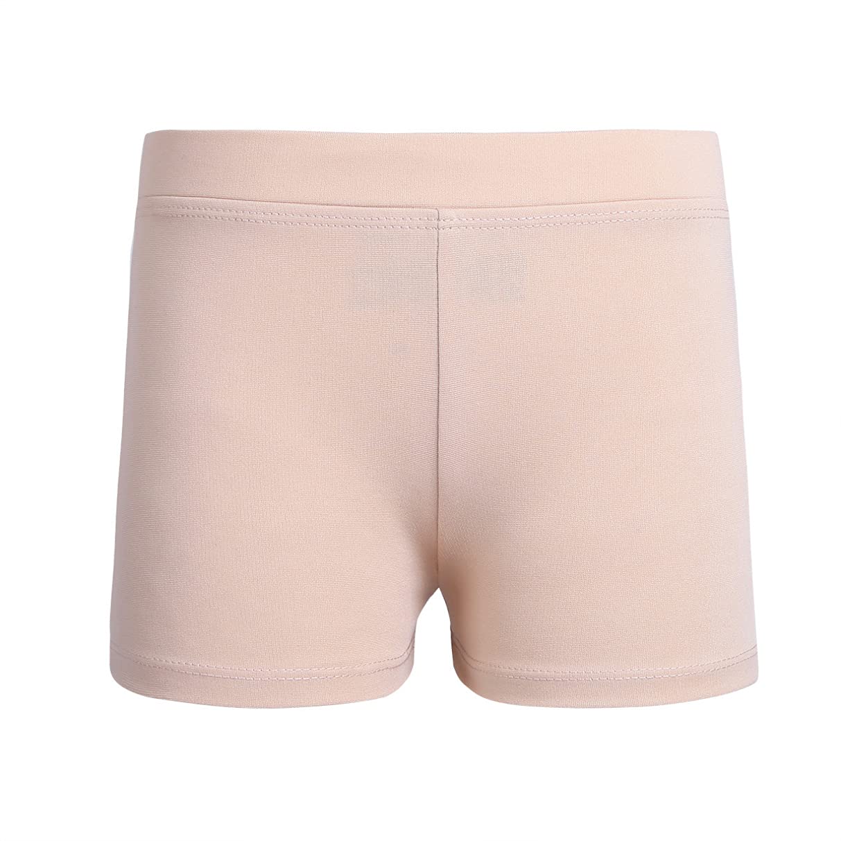 Girls High Waist Athletic Shorts - Breathable Yoga Workout Shorts for Kids, Dance & Gym Activewear, Comfortable Boyleg Sports Shorts - Perfect for Ballet, Cheerleading, and Playtime