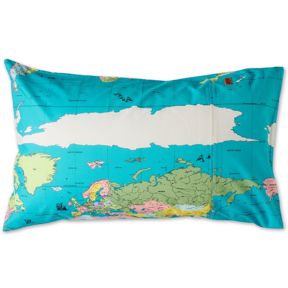 Premium Organic Cotton Single Pillowcase - Soft & Hypoallergenic Bedding for Side Sleepers - Perfect for Home, Travel & Guest Rooms