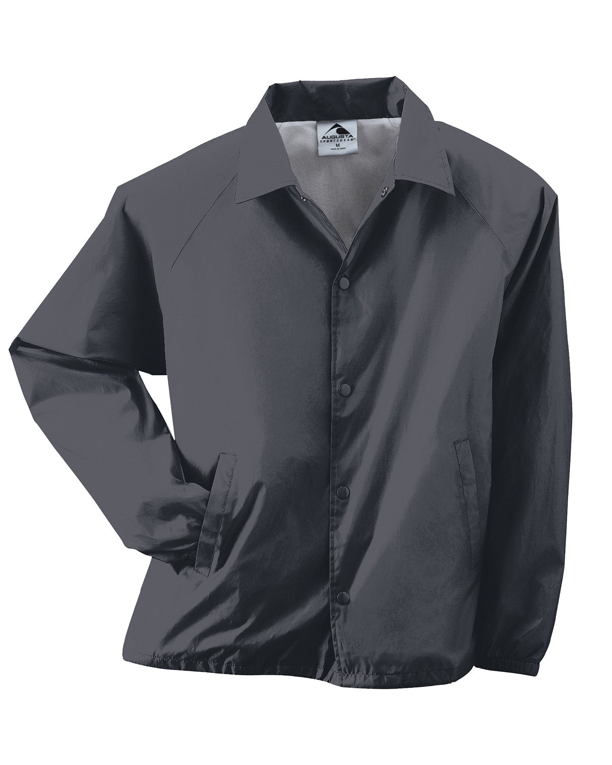 Augusta Sportswear 3100 Unisex Nylon Coach's Jacket - Lightweight Water-Resistant Windbreaker for Outdoor Sports & Casual Wear