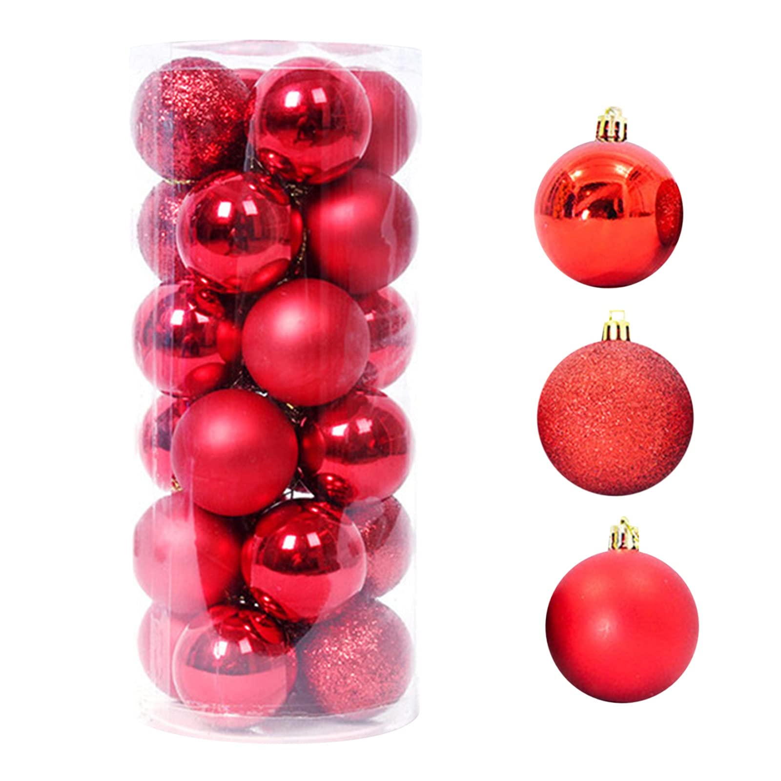 Shatterproof Christmas Ball Ornaments - Durable Holiday Tree Decorations for Christmas, Wedding & Party (Set of 12) - Perfect for Home, Office, Gift Giving & Festive Celebrations