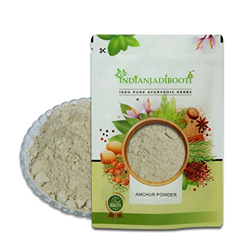 IndianJadiBooti Amchur Powder - 250g | Dry Mango Powder for Cooking, Baking & Seasoning | Natural Dried Mango Spice for Indian Cuisine, Chutneys & Smoothies