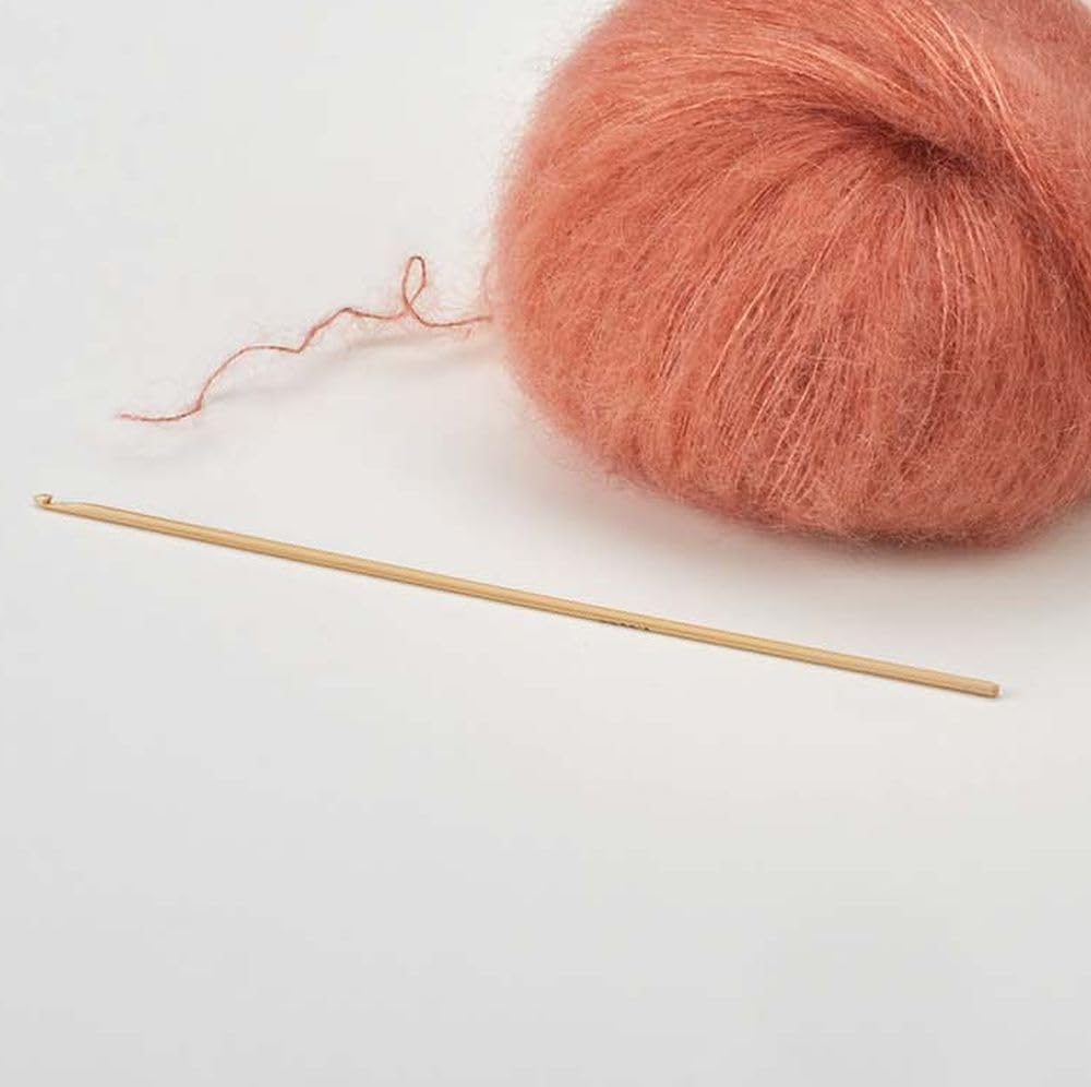 Addi Crochet Hook 2.5mm - Premium Metal & Bamboo Crochet Needle for Knitting, Amigurumi, and Yarn Crafts - Perfect for Beginners and Professional Crocheters