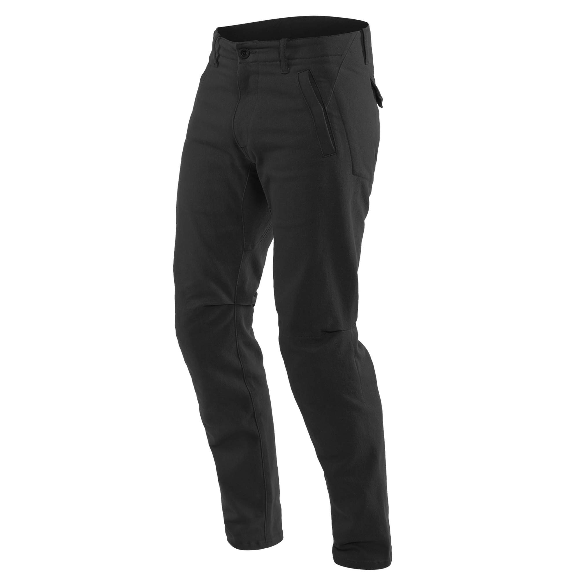 Dainese Men's Textile Motorcycle Pants - Black Size 36 | CE Certified Protective Riding Gear for Commuting & Adventure Touring
