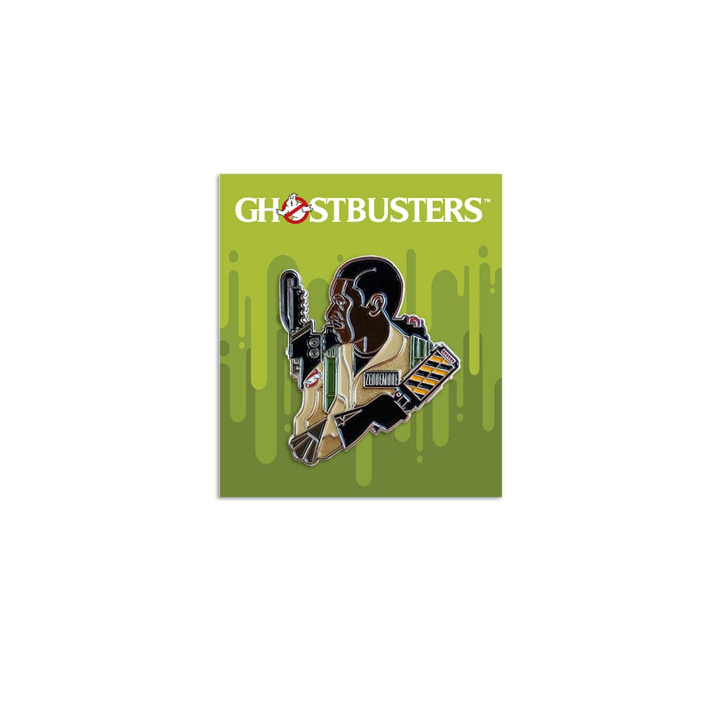 Ghostbusters Winston Zeddemore Enamel Pin - Collectible Badge for Fans, Cosplay & Backpacks - Perfect for Halloween, Comic Con & Movie Merchandise