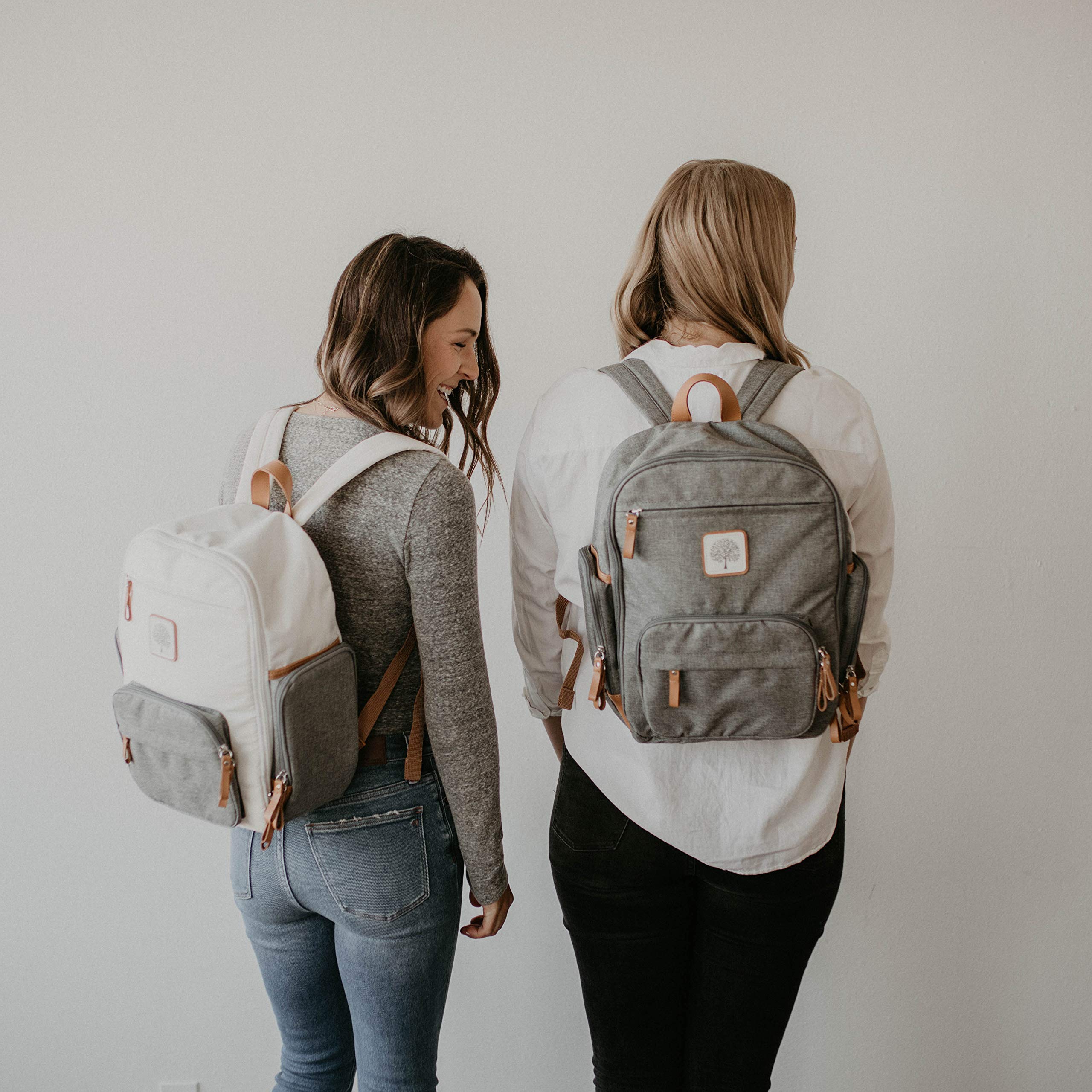 Parker Baby Diaper Backpack - Large Waterproof Diaper Bag with Insulated Pockets & Changing Pad | Perfect for Travel, Daycare & On-the-Go Parents