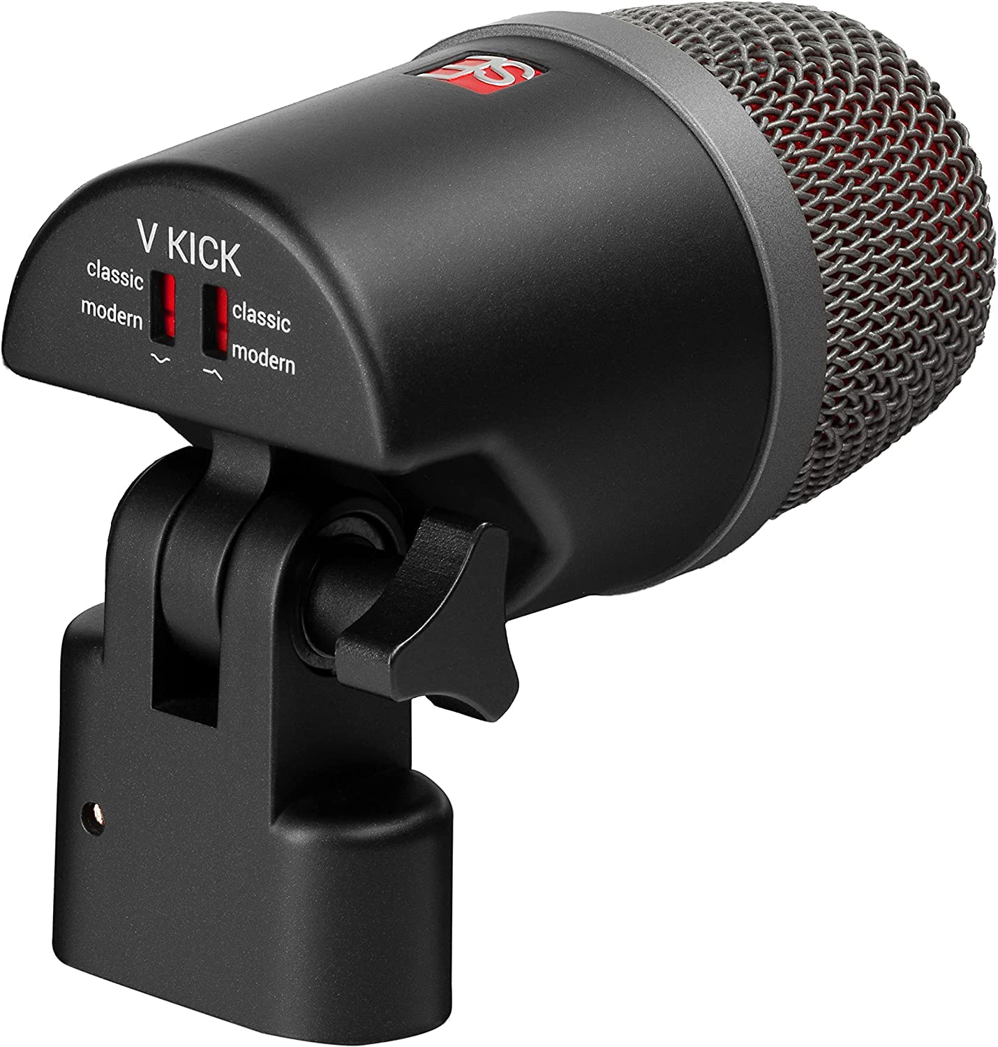 Briskdrop Electronics - V Kick Drum Supercardioid Dynamic Microphone Bundle with 2 XLR Cables & 10 Cable Ties | Professional Live Performance & Studio Recording for Drummers & Musicians
