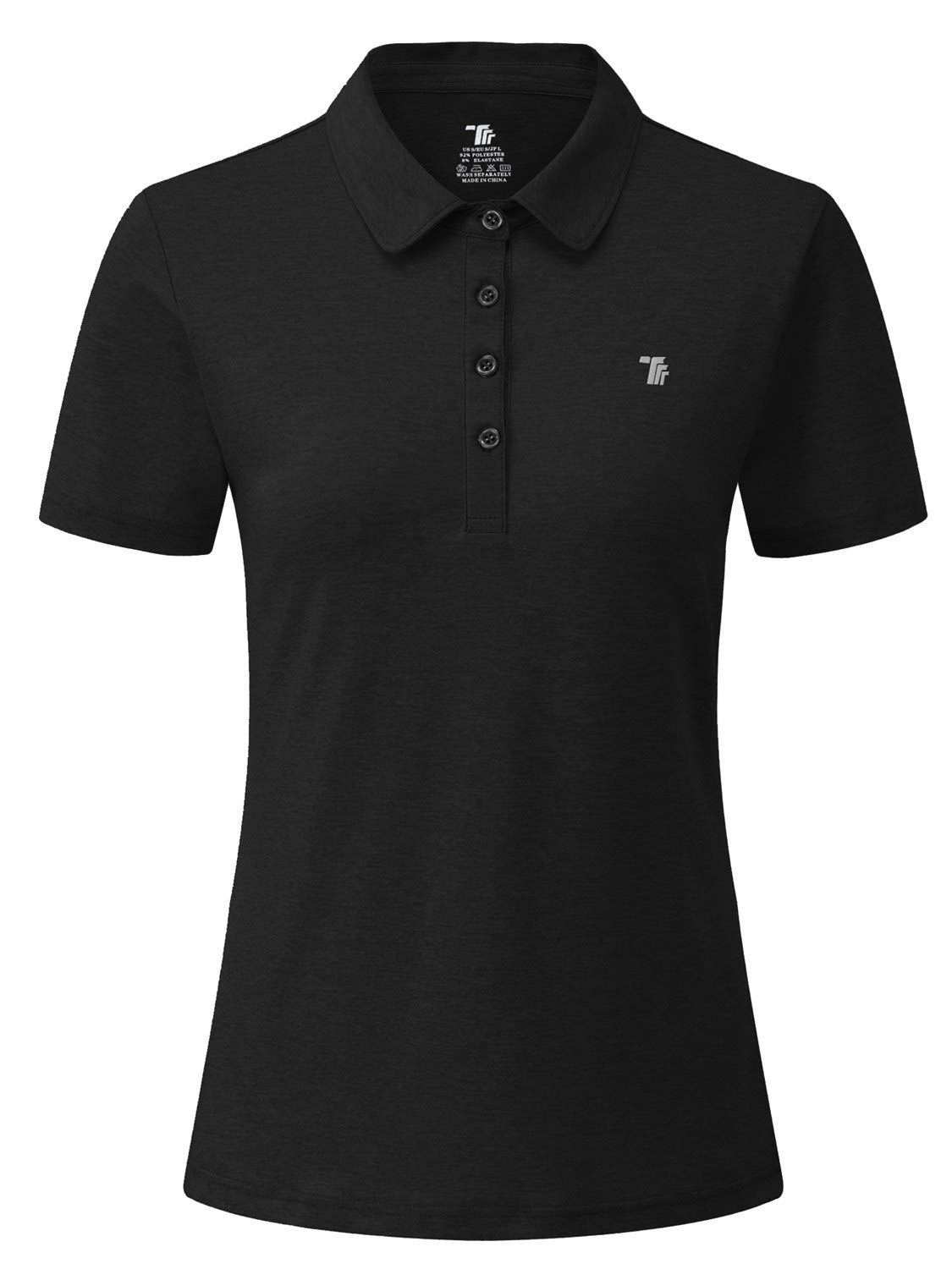 Rdruko Women's Golf Polo Shirt - Moisture Wicking Short Sleeve Performance Top for Golf, Tennis & Casual Wear - Breathable Dry Fit Collared Tee for Sports & Outdoor Activities