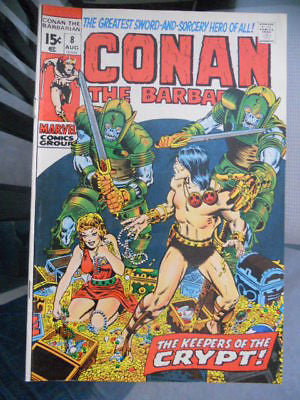 Conan the Barbarian #8 Vintage Comic Book - 1970s Collectible Edition | Perfect for Comic Collectors & Fantasy Fans