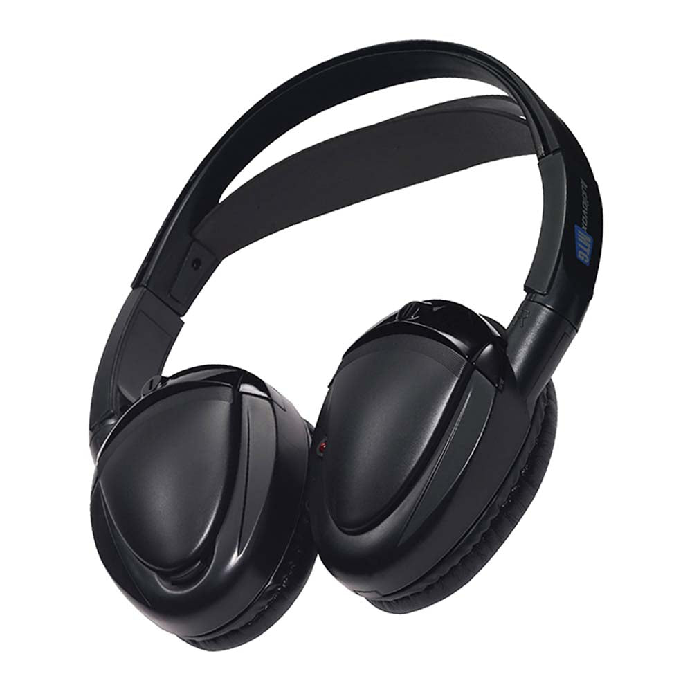 Audiovox MTGHP1CA Wireless IR Headphone - Single Channel Wireless Headphones for TV Watching, Home Theater & Private Listening - Comfortable Over-Ear Design with Clear Sound
