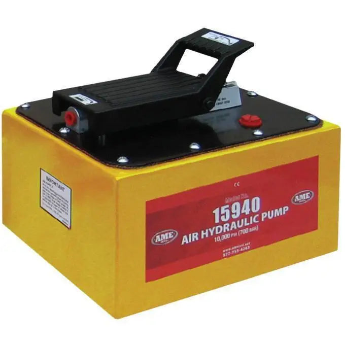 AME Air Hydraulic Pump 2 Gallon - High Pressure Pneumatic Hydraulic Power Unit for Automotive Repair, Industrial Equipment & Heavy Machinery Maintenance