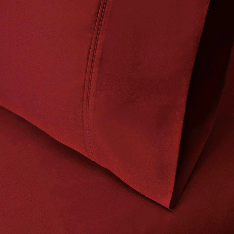 Premium 530 Thread Count 100% Egyptian Cotton Pillowcase Set of 2 - Ultra Soft & Breathable Bedding for Luxury Hotels & Home Use