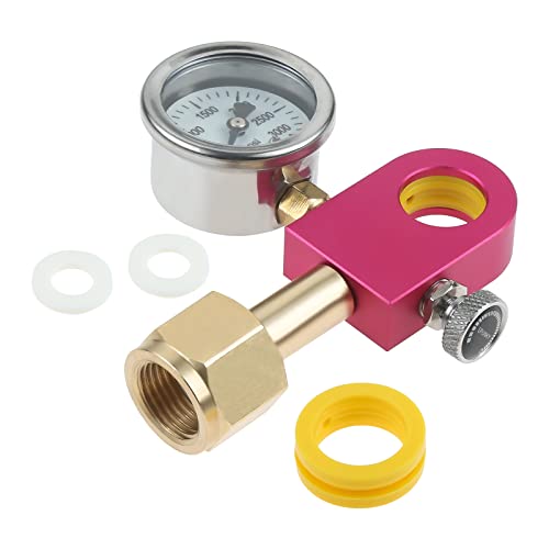 Purple CO2 Adapter with Gauge
