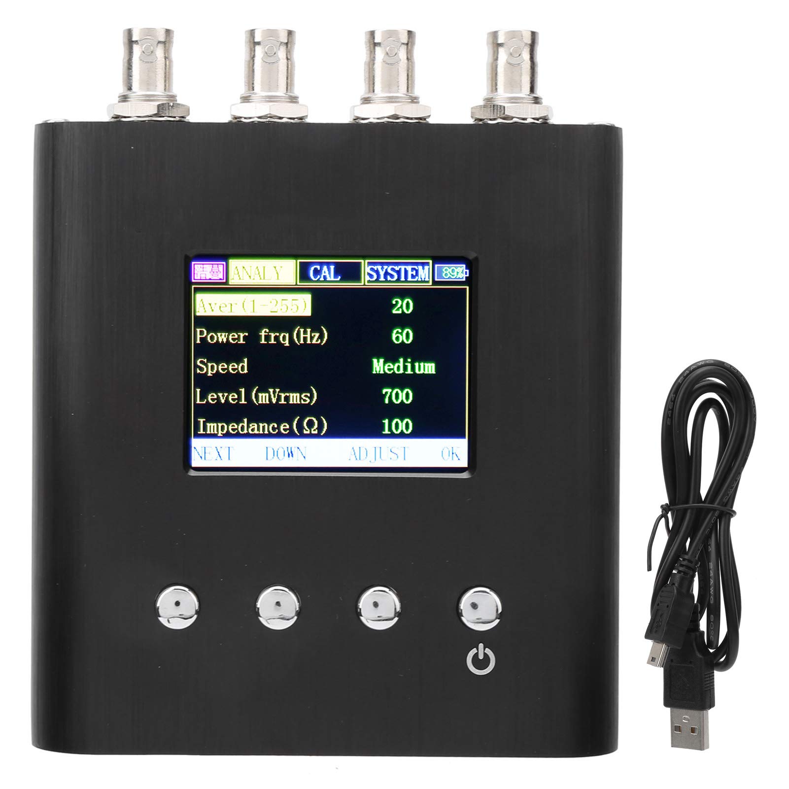 DPOFIRS Handheld RF Vector Impedance Antenna Analyzer Meter Tester - 50Hz to 100kHz with 23 Frequency Points | Perfect for Ham Radio, CB Antenna Tuning & RF Engineering Projects